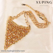 41238-Xuping wedding gold necklace designs, Wholesale choker necklace, 18k Gold Women Wedding Necklace